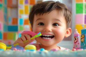 儿童刷牙简笔画图片（儿童刷牙简笔画图片彩色）