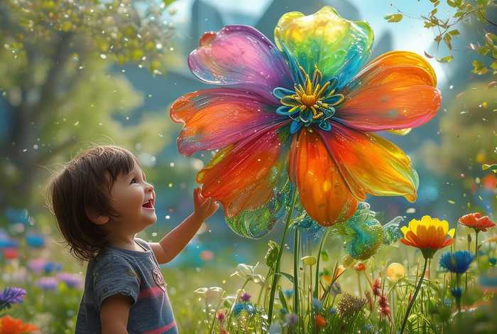 儿童故事七色花，幼儿七色花的故事