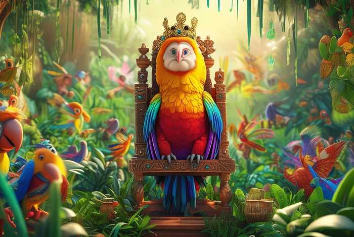 儿童故事鹦鹉王国、鹦鹉国王故事体会