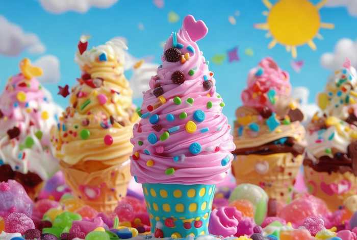 儿童创意冰激凌视频 创意冰激凌儿童画