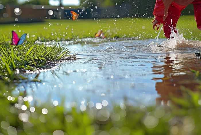 儿童水坑的视频 小水坑视频
