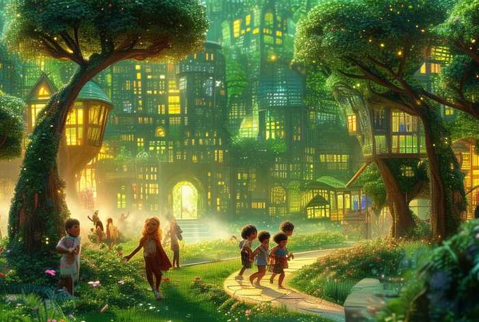 儿童故事绿色的城市，绿色的城市幼儿故事
