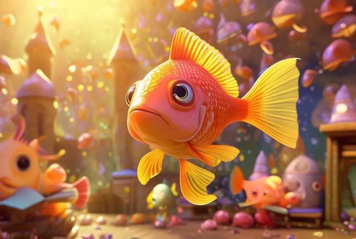 儿童睡前故事小鱼去上学，小鱼上学的故事