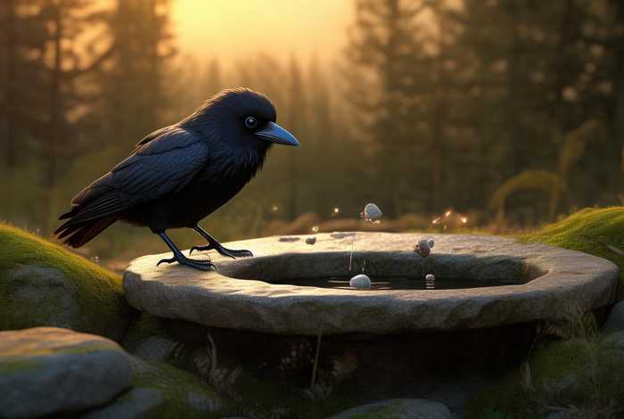 儿童故事大全睡前乌鸦喝水，睡前故事幼儿故事大全乌鸦喝水