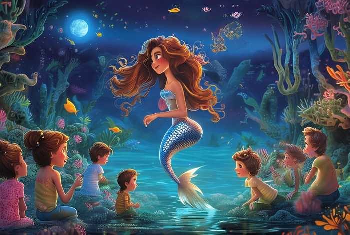 儿童睡前美人鱼故事6到12岁 - 少儿睡前故事美人鱼的故事