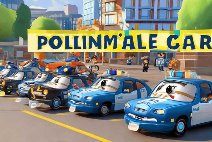 儿童警察车视频100集连续播放，儿童警察车动画片