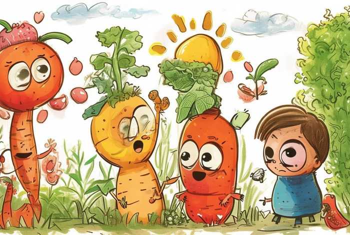 儿童蔬菜故事；幼儿蔬菜故事
