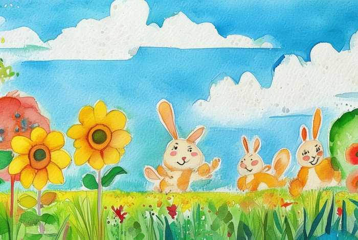 儿童水粉画图片 儿童水粉画图片大全 简单漂亮图片