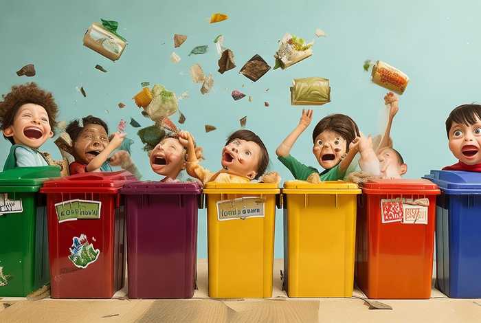 儿童故事倒垃圾 - 倒垃圾儿童搞笑版