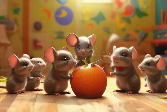儿童睡前故事六个老鼠买西瓜 - 六只小老鼠的故事 儿童睡前故事六个老鼠买西瓜 - 六只小老鼠的故事