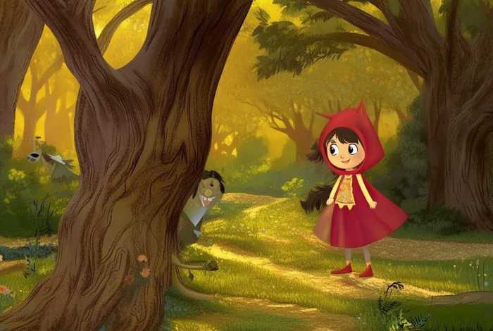 儿童故事小红帽和大灰狼、小红帽和大灰狼的故事幼儿