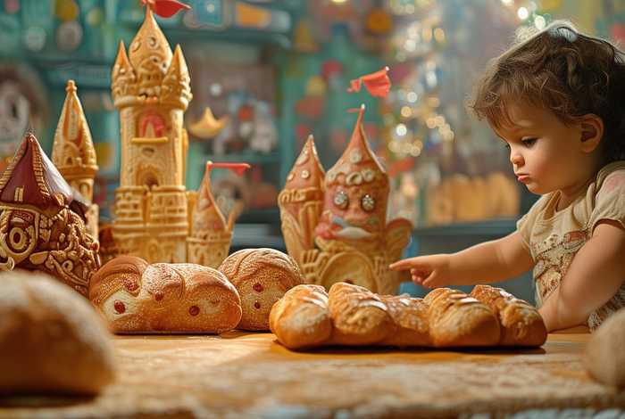 儿童故事面包的故事；面包的绘本故事