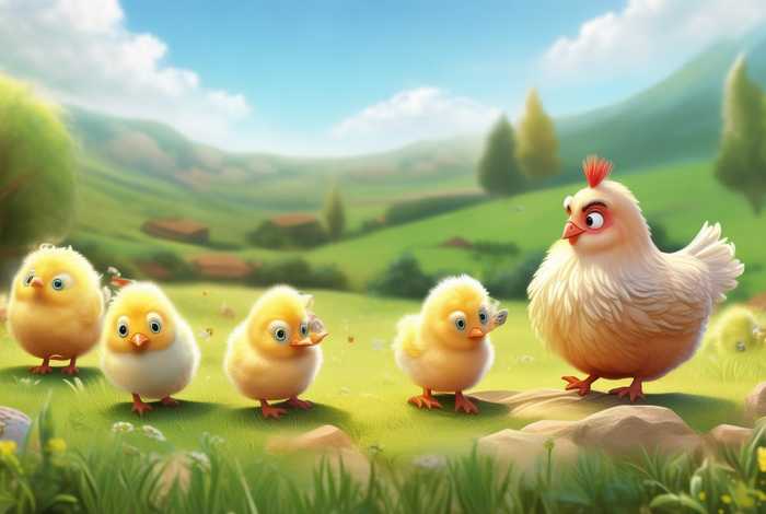 儿童故事鸡、关于小鸡的幼儿故事视频