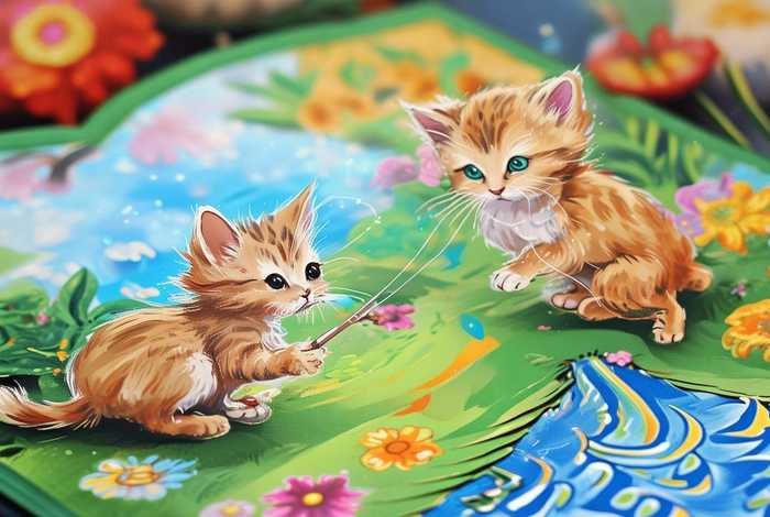 儿童故事书小猫钓鱼精装；幼儿经典故事-小猫钓鱼书籍