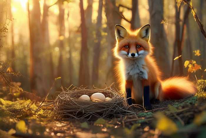 儿童故事狐狸孵蛋视频 - 狐狸孵蛋的故事视频