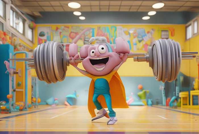 儿童故事健身狂魔；运动健身小故事