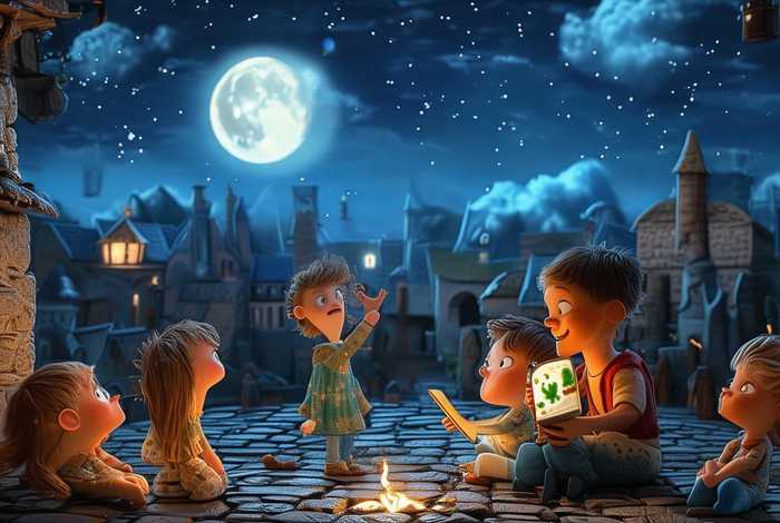 儿童故事半个月亮；半个月亮故事读后感