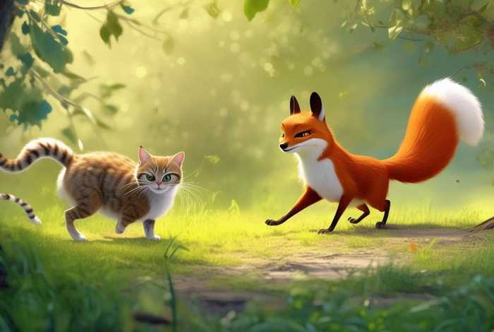 儿童故事猫和狐狸的故事；猫和狐狸的故事说明什么道理