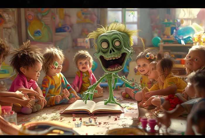 儿童绘本有声故事之僵尸 僵尸少儿故事