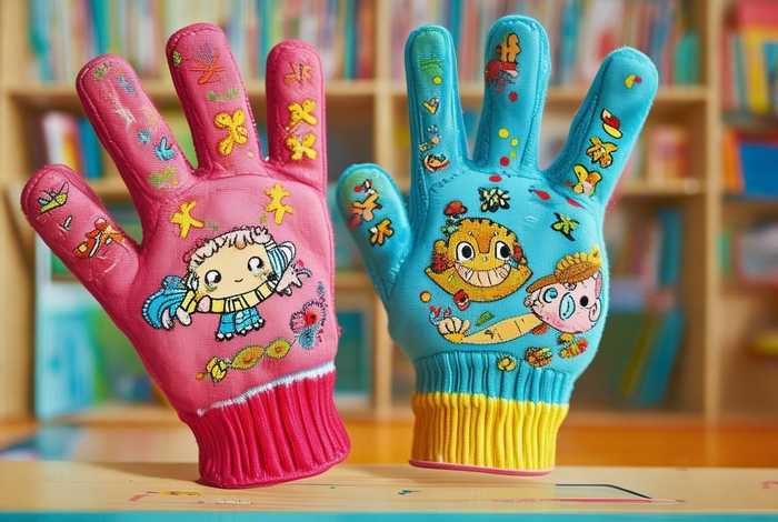 儿童手套绘本装饰 幼儿园绘本手套教案