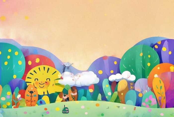 儿童故事背景视频素材；幼儿故事背景视频