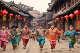 儿童年俗作品，儿童年俗作品图片