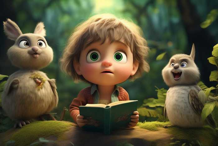儿童小故事配图（儿童简短小故事配图）