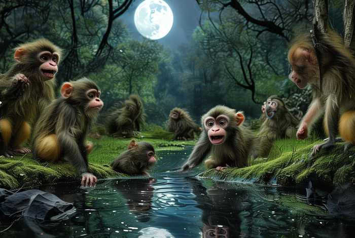 儿童故事猴子捞月的故事 猴子捞月的幼儿故事