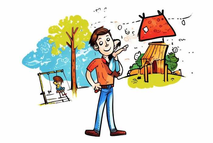 melon绘本故事我爸爸儿童画 - 绘本故事我爸爸简笔画