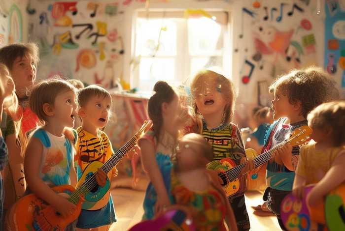 儿童吉他音乐欣赏（儿童吉他音乐欣赏图片）