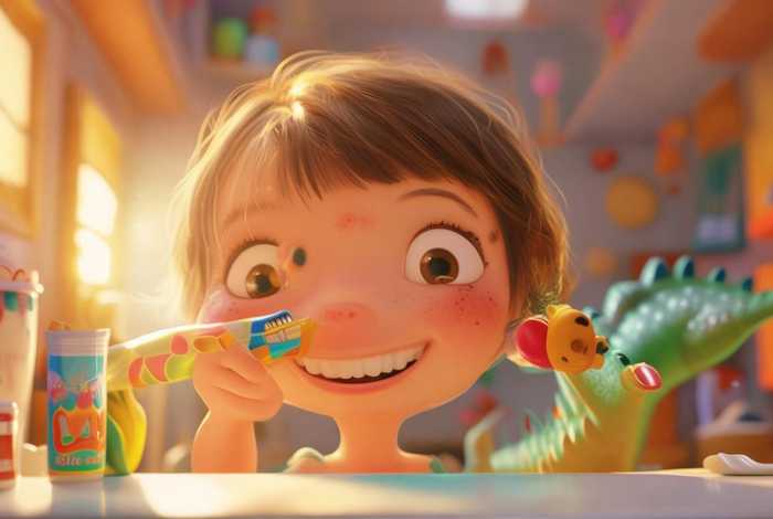 儿童故事刷牙插图；幼儿刷牙小故事简短