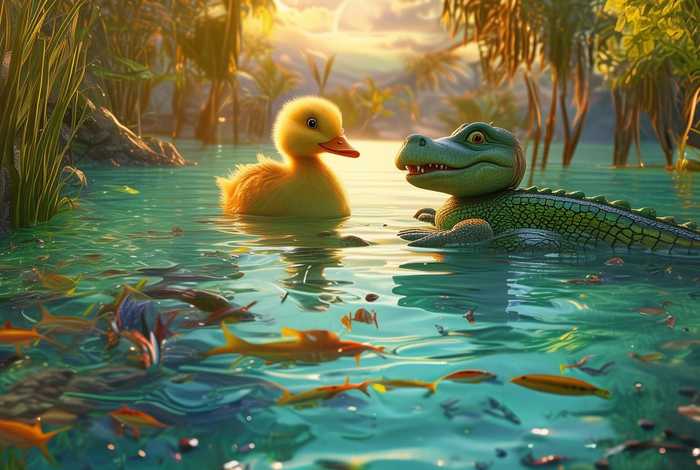 儿童睡前故事鳄鱼鸭、鳄鱼的睡前故事1001无标题 儿童睡前故事鳄鱼鸭、鳄鱼的睡前故事1001无标题