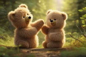 3-6岁熊大熊二儿童故事（大熊二熊的故事）