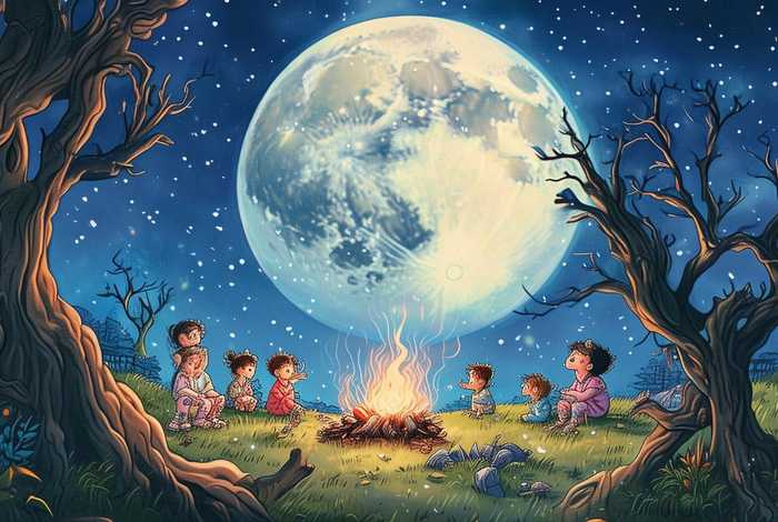 儿歌月亮的故事，关于月亮的儿歌,故事,古诗
