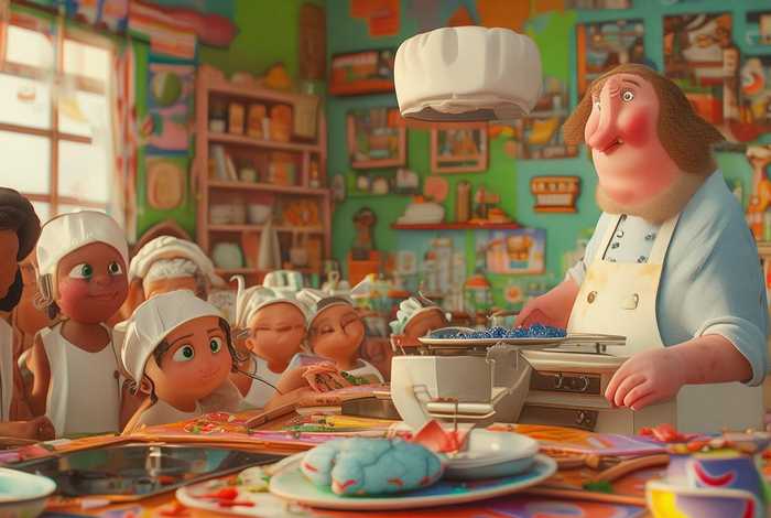 儿童故事厨师 厨师幼儿园故事绘本