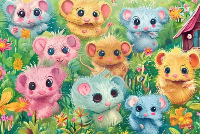 儿童画老鼠图片大全、儿童画老鼠图片大全可爱