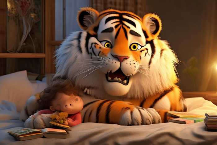 儿童睡前故事老虎拔牙 睡前故事幼儿故事大全老虎拔牙