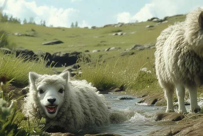 儿童小故事之狼和小羊视频（狼和小羊 故事视频）