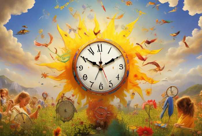 儿童故事钟表和太阳的原文（太阳时钟故事）