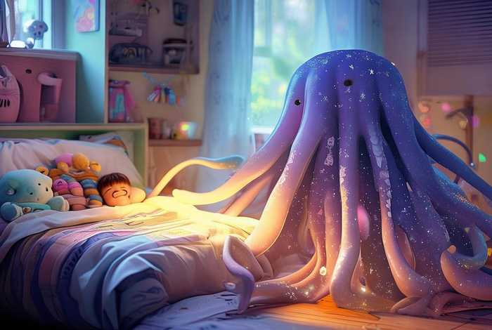 儿童睡前故事章鱼；章鱼的睡前故事文字版