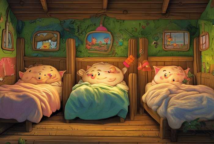 儿童睡前小故事三只小猪文字版；睡前故事幼儿故事大全三只小猪文字版