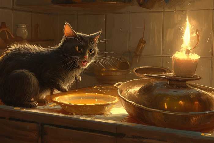 儿童睡前故事猫和老鼠之偷懒 - 睡前故事老鼠和猫偷油