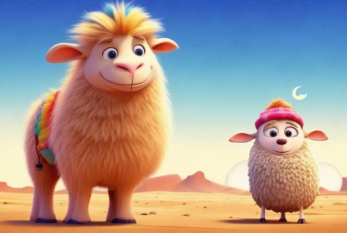 儿童故事骆驼与羊（骆驼和羊的视频故事）