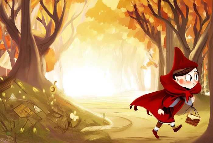 儿童故事小红帽、小红帽绘本故事图片 儿童故事小红帽、小红帽绘本故事图片