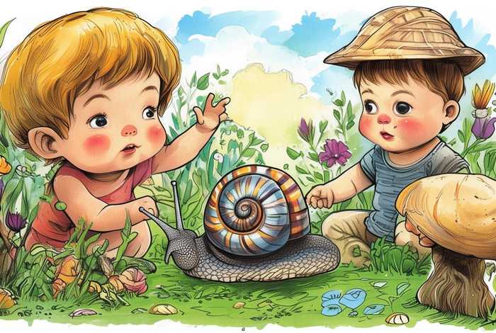 儿童故事认识蜗牛、幼儿认识蜗牛