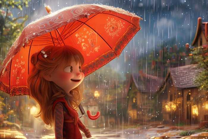 儿童故事书红雨伞全文（红雨伞故事读后感）