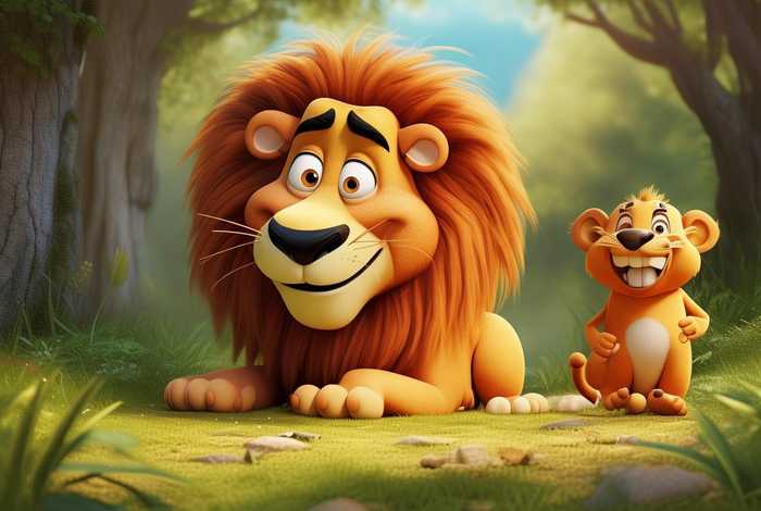 儿童故事愚蠢的狮子、愚蠢的狮子幼儿故事 儿童故事愚蠢的狮子、愚蠢的狮子幼儿故事