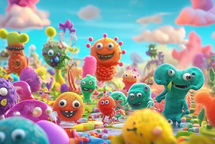 儿童细菌故事动画、儿童细菌动画片