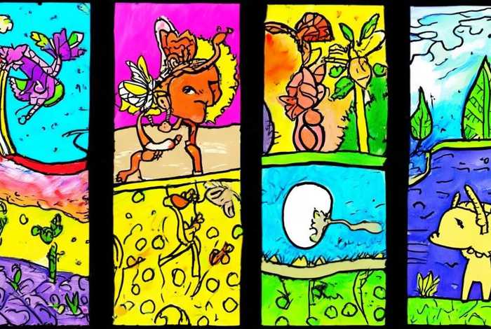 儿童手绘原创故事、幼儿手绘画故事4图