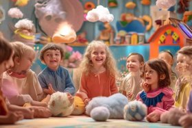 儿童场景故事表演 - 幼儿故事表演场景